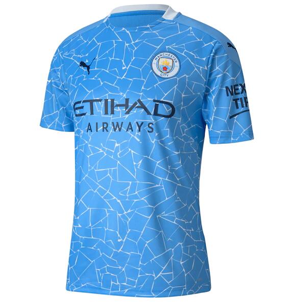 Manchester City Home Kit Soccer Jersey 2020/21